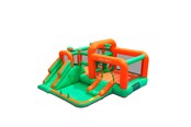 Zabawki na zewnatrz - Doctor Dolphin Actionworld dmuchany zamek do skakania inkl. dmuchawa 450 watt - 72024
