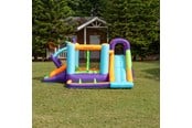 Zabawki na zewnatrz - Doctor Dolphin Jump n`fun dmuchany zamek do skakania w zestawie z dmuchawą 450 watt - 82003