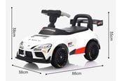 Rowerki i chodziki - Toyota Supra GT4 jeździk z muzyką - 6951417