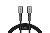 Kabel USB - Tech-Protect UltraBoost DNA USB-C PD60W/3A 100 cm Cable - Grey - 5906302380770