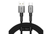Kabel USB - Tech-Protect UltraBoost DNA USB-A / USB-C 15W/3A 200 cm Cable - Grey - 5906302380732