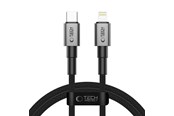 Kabel USB - Tech-Protect UltraBoost DNA USB-C / Lightning PD27W/3A Cable 100 cm - Grey - 5906302380879