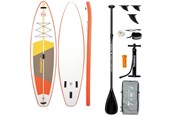 Zabawy w wodzie - FunWater SUPFW69B SUP Paddleboard 3.35m - Orange/White - SUPFW69B
