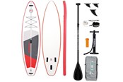 Zabawy w wodzie - FunWater SUPFW69C SUP Paddleboard 3.35m - Red/White - SUPFW69C