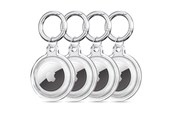 Telefon - Pokrowiec i etui - Tech-Protect Icon 4-pack case for Apple AirTag - transparent - 5906302360765