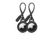 Telefon - Pokrowiec i etui - Tech-Protect Rough 2-pack Case for Apple AirTag - Black - 5906302360772