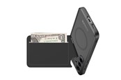 Telefon - Inne akcesoria - Dux Ducis Rafi II Case for Samsung Galaxy S25 with Stand and Wallet - Black - 6971824161250