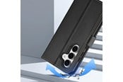 Telefon - Pokrowiec i etui - Dux Ducis Lava Leather Case for Samsung Galaxy S25+ with Detachable Magnetic Wallet - Black - 6971824162240