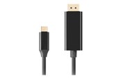 Kabel USB - Lanberg - video adapter cable - USB-C to DisplayPort - 1.8 m - CA-CMDP-10CU-0018-BK