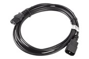 Kabel zasilający (zewnętrzny) - Lanberg - power extension cable - power IEC 60320 C13 to IEC 60320 C14 - 3 m - CA-C13E-11CC-0030-BK