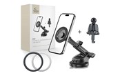 Telefon - Inne akcesoria - Tech-Protect  N58 Magnetic MagSafe Car Mount for Cockpit Windshield or Air Vent Mount - Black - 5906302360888