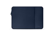 Torba, plecak i pokrowiec na laptopa - Tech-Protect Neoprene Laptop Cover 15-16" - Navy Blue - 5906302372850