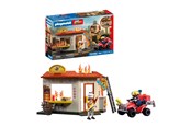 Playmobil - Playmobil Miasto Akcji - Fire Quad with Burger Shop - 72195