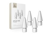 Telefon - Inne akcesoria - Tech-Protect Stylus Tips for Apple Pencil 4-Pack - White - 5906302322978