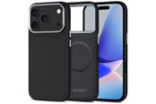 Telefon - Pokrowiec i etui - Tech-Protect Ion Carbon MagSafe Case for iPhone 17 Pro Max - Grey & Black - 5906302330362