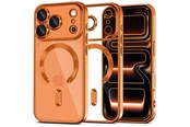 Telefon - Pokrowiec i etui - Tech-Protect MagFlex MagSafe Case for iPhone 17 Pro - Clear Orange - 5906302334612