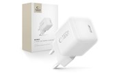 Telefon - Adapter i Ładowarka - Tech-Protect NCM25 USB-C PD 25W AC Charger - White - 5906302330584