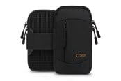 Telefon - Pokrowiec i etui - Tech-Protect M6 Universal Sport Shoulder Strap - Black/Orange - 5906302330799