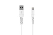 Kabel USB - FIXED LIQUID Silicone cable USB-A/Lightning 1.2m White - FIXD2-UL12-WH