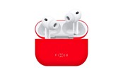 Telefon - Inne akcesoria - FIXED Silky Silicone case for Apple AirPods Pro 3 Red - FIXSIL-1629-RD