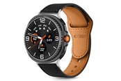 Smartwatch - akcesoria - Tech-Protect Leatherfit Strap for Samsung Galaxy Watch 40 / 44 / 46 mm - Black - 5906302331246