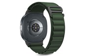 Smartwatch - akcesoria - Tech-Protect Nylon Stripe Strap for Samsung Galaxy Watch 40 / 44 / 46 mm - Green - 5906302331284