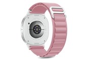 Smartwatch - akcesoria - Tech-Protect Nylon Stripe Strap for Samsung Galaxy Watch 40 / 44 / 46 mm - Pink - 5906302331291
