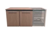 Uchwyty scienne, uchwyty AV i meble AV - Middle Atlantic C5 Series Credenza Racks rack - for AV System - off-white - Max - recommended for - C5-VENT2-OW