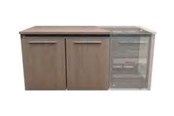 Uchwyty scienne, uchwyty AV i meble AV - Middle Atlantic C5 Series Credenza rack - for AV System - off-white - Max - recommended for - C5-VENT1-OW