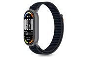 Smartwatch - akcesoria - Tech-Protect Nylon Pro Strap for Xiaomi Smart Band 8 / 9 / 10 / NFC - Black & Orange - 5906302331468