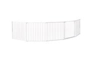 Akcesoria dla niemowląt - BabyDan Flex XXL sikkerhedsgitter hvid 278-350 cm - 501009