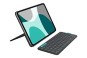 Klawiatura - Logitech Flip Folio - keyboard and folio case full size - AZERTY - French - graphite Input Device - Etui z klawiaturą - Francja - Szary - 920-013398