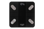 Waga łazienkowa - Adler AD 8186 - bathroom scales - black - 5905575903440