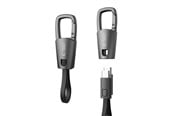 Telefon - Inne akcesoria - Tech-Protect Ultraboost DNA Cable with Keychain USB-C PD 60W / 3A - Gray - 5906302331963