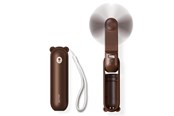 Powerbank - Jisulife Handheld Fan Life8 Plus Portable USB Fan with Power Bank Function 4500mAh and Flashlight - Brown Powerbank - Brazowy - 4500 mAh - 6975061537199