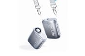 Powerbank - Jisulife Neck Fan 5 4500mAh Mini Fan with Lanyard - Black Powerbank - Czarny - 4500 mAh - 6975061537502