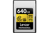 Karta pamięci - Lexar Professional GOLD CFexpress 4.0 Type A - 640GB - LCAGOLD640G-RNENG