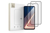 Telefon - szkło ochronne - Tech-Protect Glass Fit+ 2-pack Tempered Glass for Xiaomi Poco M7 - Black - 5906302332625