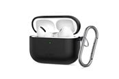 Telefon - Pokrowiec i etui - Tech-Protect Silicone Hook Case for AirPods Pro 3 - Black - 5906302333097