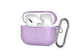 Telefon - Pokrowiec i etui - Tech-Protect Silicone Hook Case for AirPods Pro - Purple - 5906302333103