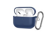 Telefon - Pokrowiec i etui - Tech-Protect  Silicone Hook Case for AirPods Pro - Navy Blue - 5906302333110