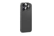 Telefon - szklo ochronne - AmazingThing Aviation-Grade Alloy Tempered Glass Lens for iPhone 16 Pro / 16 Pro Max Camera Lens - Black - IP16CAMPBKGLA