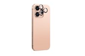 Telefon - szklo ochronne - AmazingThing AR Aluminum 3 Lens Glass with Camera Lens Frame for iPhone 16 Pro / 16 Pro Max - Rose Gold - IP16CAM3RGLA