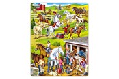 Puzzle - Larsen Puzzles Puzzle Horses - 50 pieces Maxi (36.5x28.5 cm) Podłoga - US26