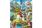 Puzzle - Larsen Puzzles Puzzle Folktale - 30 pieces Maxi (36.5x28.5 cm) Podłoga - US23
