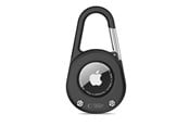 Tablet - pokrowce i etui - Tech-Protect Slidelock Carabiner Keychain Case for Apple AirTag 1/2 - Black - 5906302333332