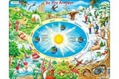 Puzzle - Larsen Puzzles Puzzle The Four Seasons - 44 pieces Maxi (36.5x28.5 cm) Podłoga - SS3