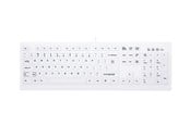 Klawiatura - Cherry Contour MedicalKey AK-C8100 Sanitizable - Klawiatury - Angielski (US) - Biały - AK-C8100F-U1-W/US