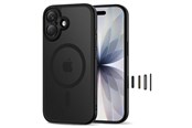 Telefon - Pokrowiec i etui - Tech-Protect  Magpeak Magsafe CC Case for iPhone 17 - Matte Black - 5906302333547