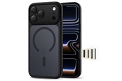 Telefon - Pokrowiec i etui - Tech-Protect Magpeak Magsafe CC Case for iPhone 17 Pro Max - Matte Black - 5906302333561